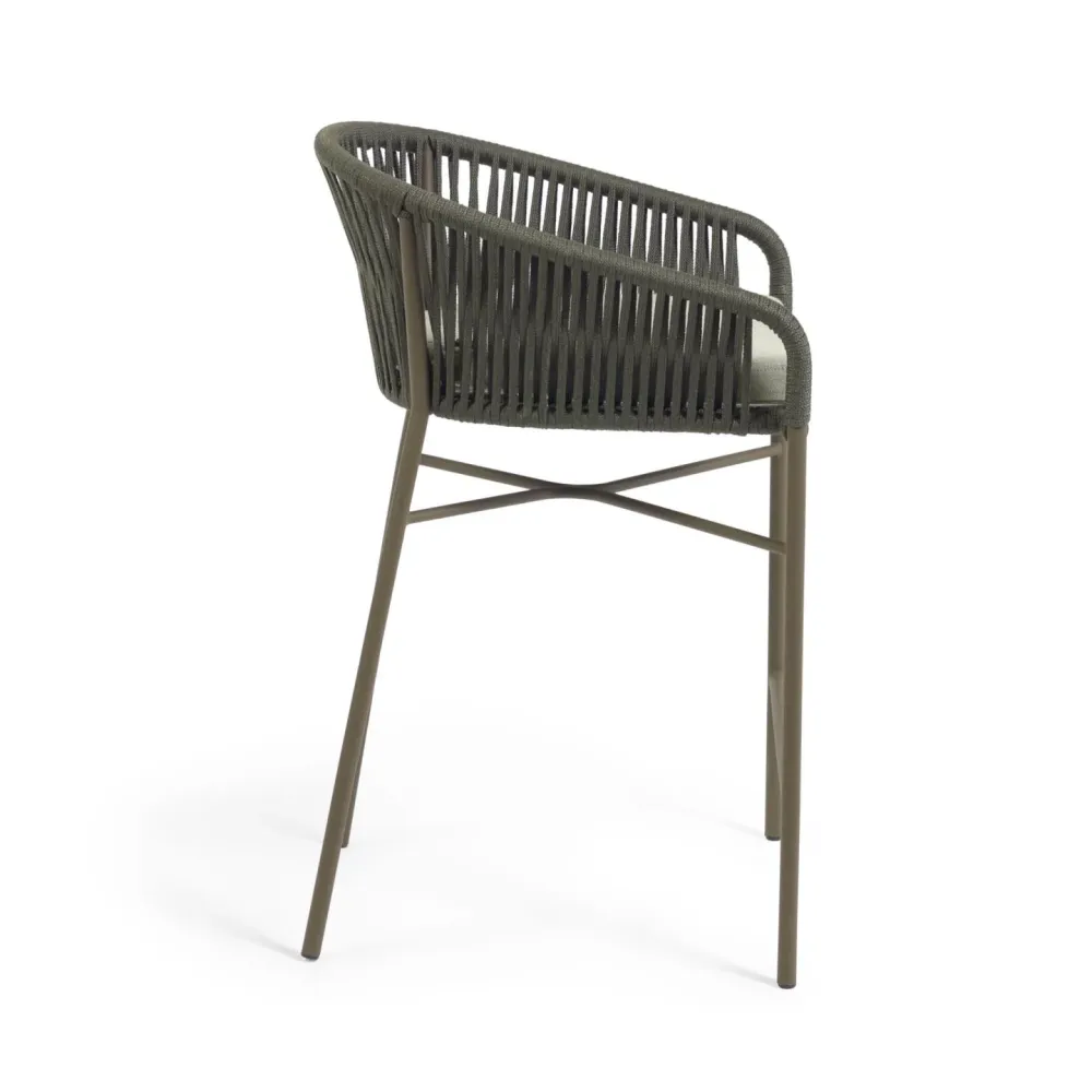 Kave Home Yanet barkruk H65 Groen