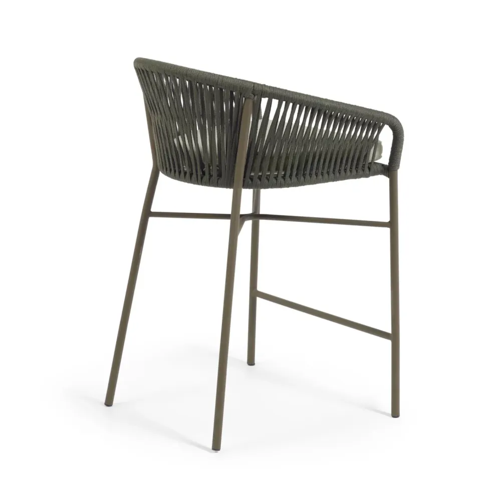 Kave Home Yanet barkruk H65 Groen
