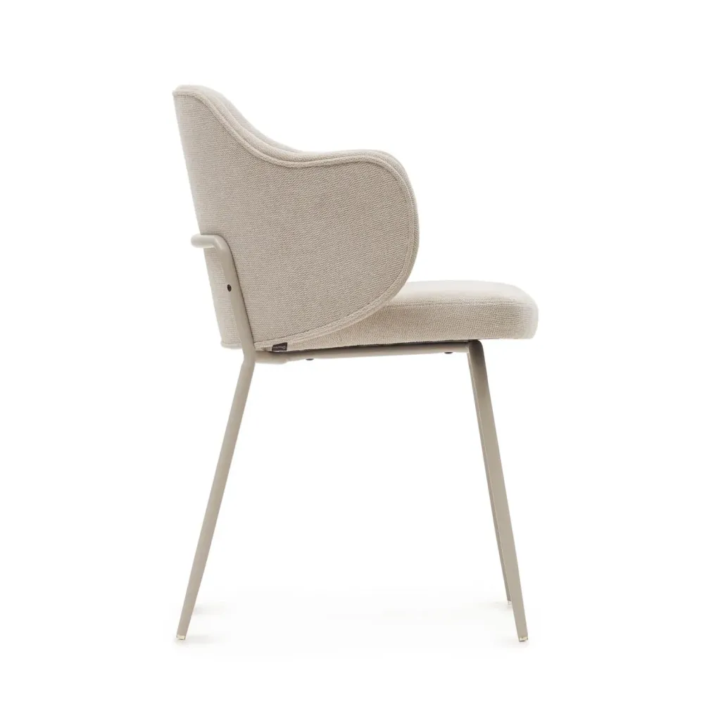 Kave Home Yunia eetkamerstoel Beige