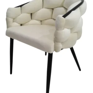 Set van 2 eetkamerstoelen Grace velvet Kayoom