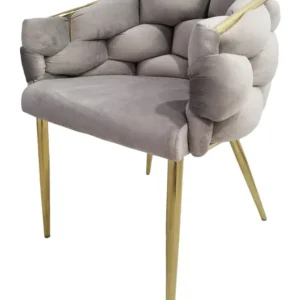 Set van 2 eetkamerstoelen Grace velvet Kayoom