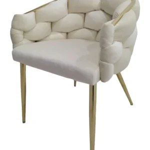 Set van 2 eetkamerstoelen Grace velvet Kayoom