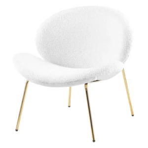 Set van 2 eetkamerstoelen Jaden bouclé Kayoom