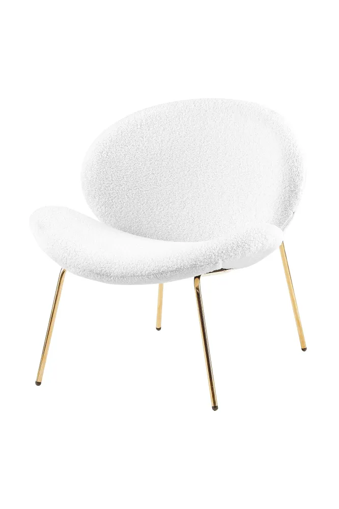 Set van 2 eetkamerstoelen Jaden bouclé Kayoom