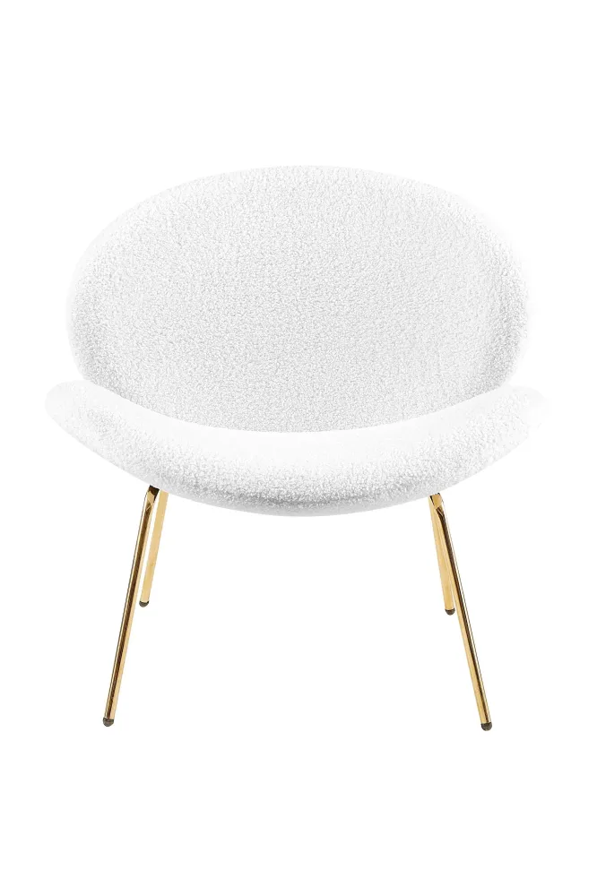 Set van 2 eetkamerstoelen Jaden bouclé Kayoom