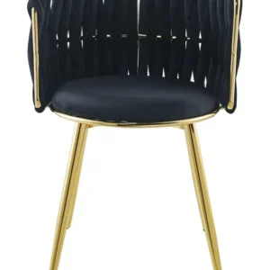 Set van 2 eetkamerstoelen Melly velvet Kayoom