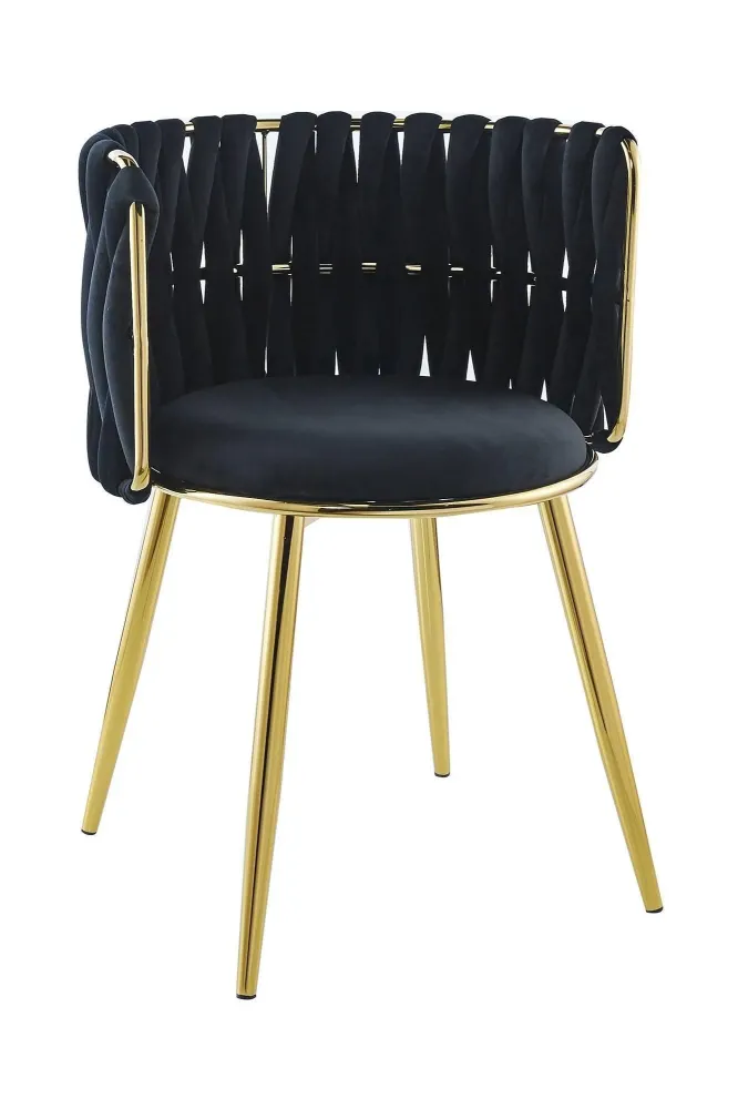 Set van 2 eetkamerstoelen Melly velvet Kayoom
