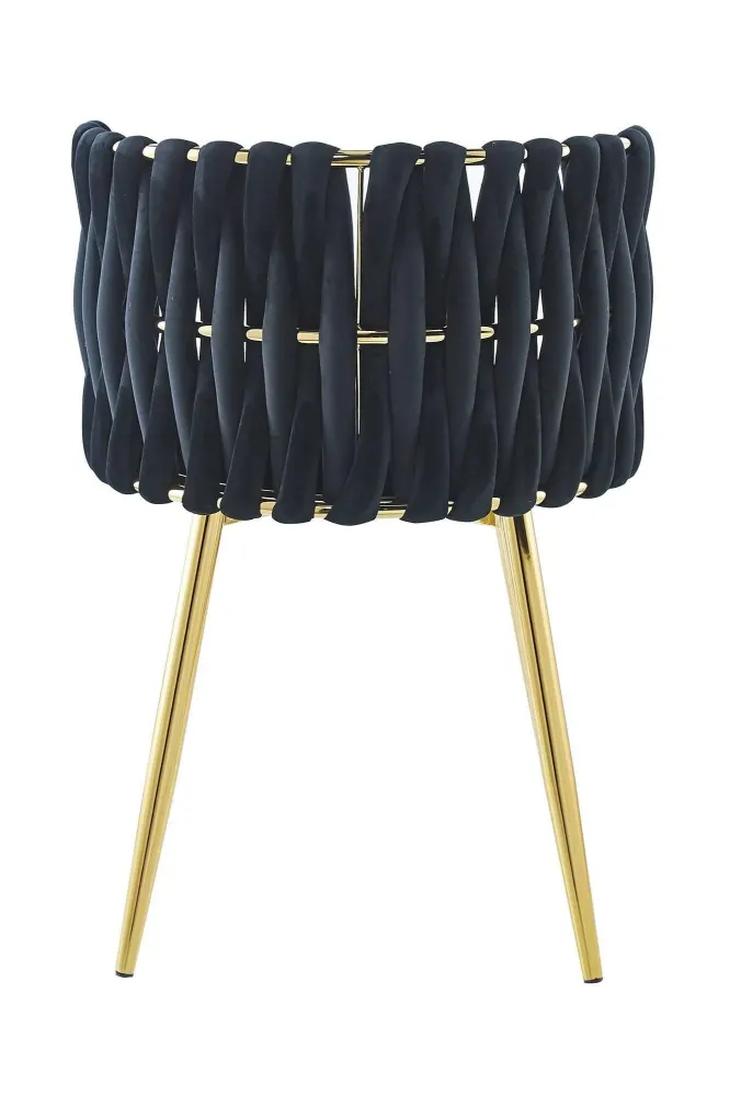 Set van 2 eetkamerstoelen Melly velvet Kayoom