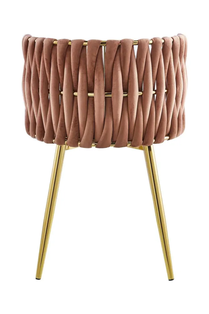 Set van 2 eetkamerstoelen Melly velvet Kayoom