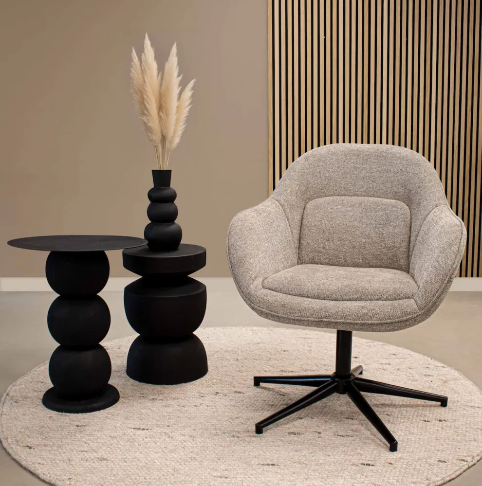 Kick draaifauteuil Lux - Taupe KICK Collection