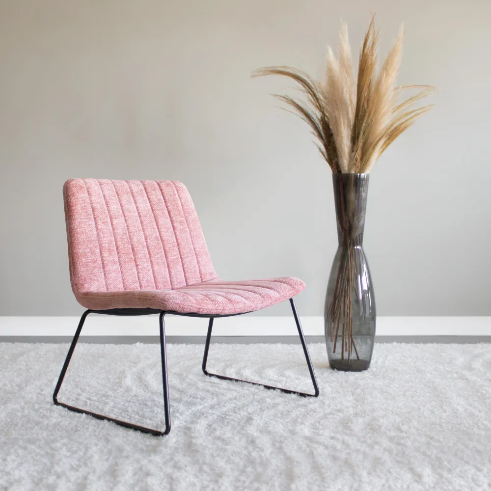 Kick fauteuil James - Roze KICK Collection