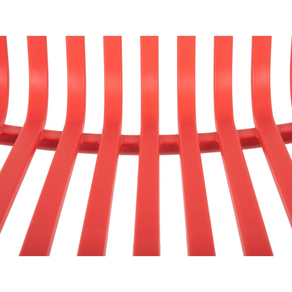 Leitmotiv stoel Glee - rood - 58x42x79cm