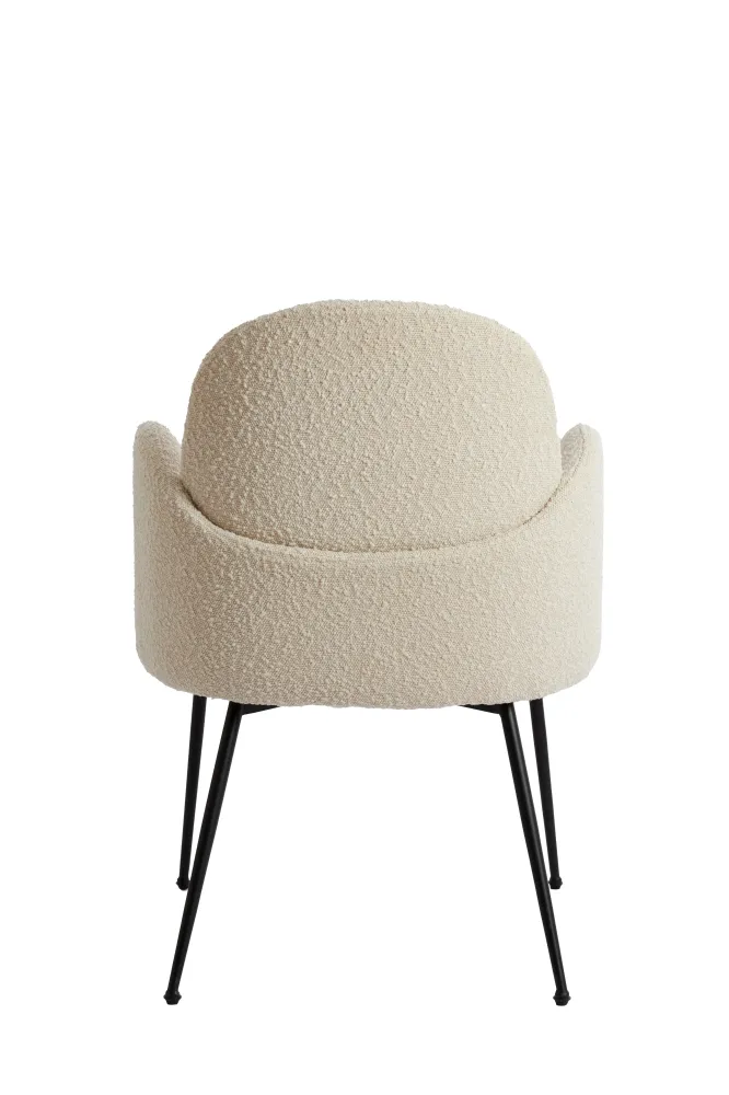 Light & Living eetkamerstoel CHIBA - 59x62x86cm - wit - Set van 2