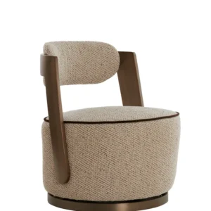 Light & Living stoel KEMENA - 65x68x77cm - bruin