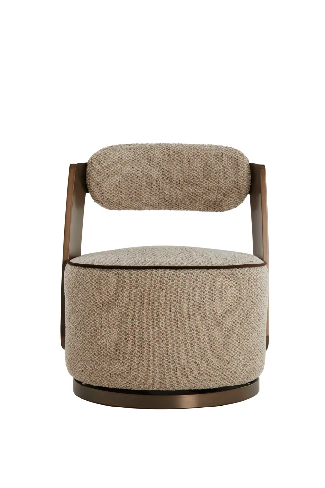 Light & Living stoel KEMENA - 65x68x77cm - bruin