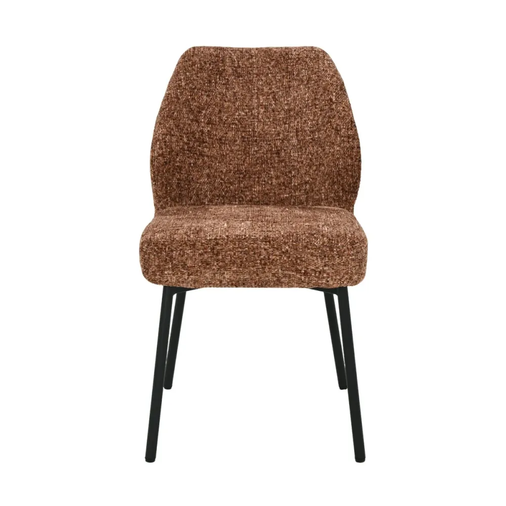 Livingfurn eetkamerstoel Tess - rood - set van 2 - 63x48x83