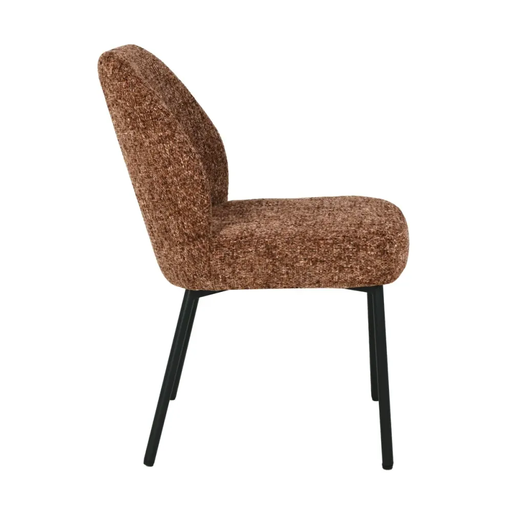 Livingfurn eetkamerstoel Tess - rood - set van 2 - 63x48x83