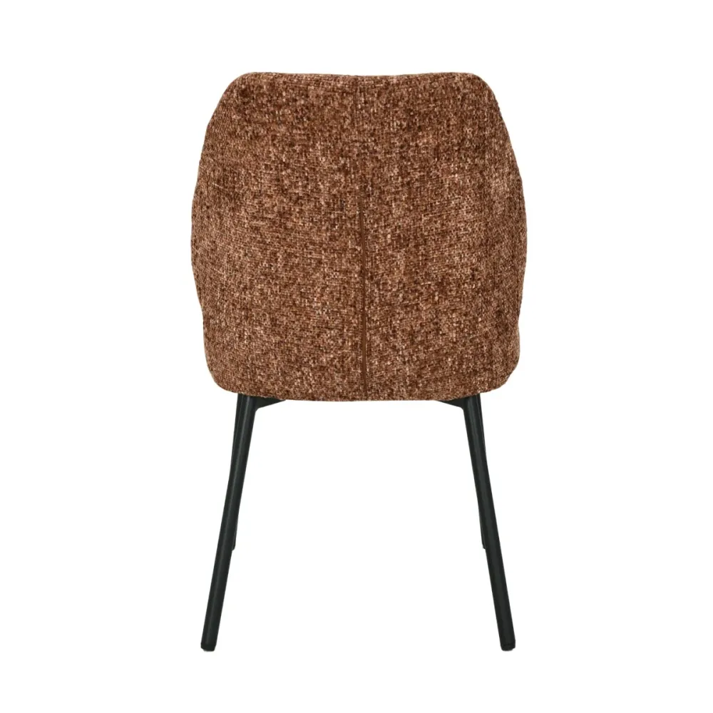 Livingfurn eetkamerstoel Tess - rood - set van 2 - 63x48x83