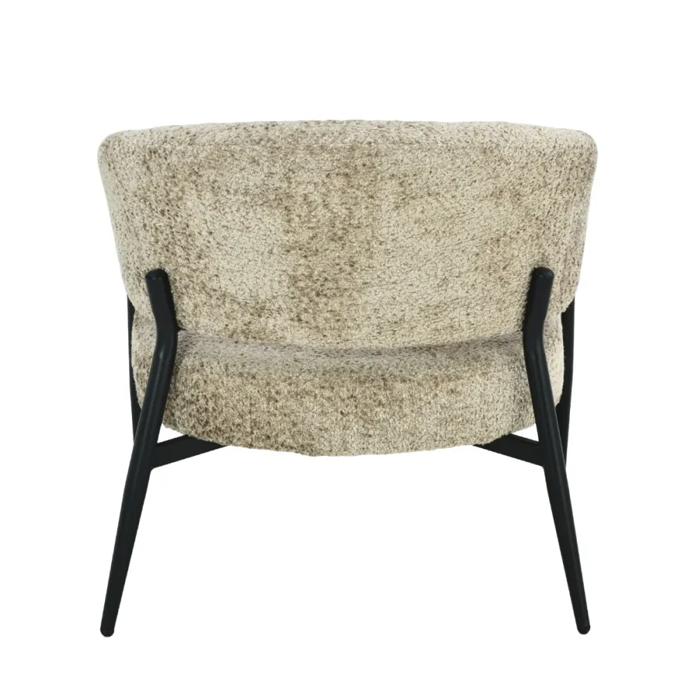 Livingfurn fauteuil Dilan Venga - grijs - 72.5x73x75