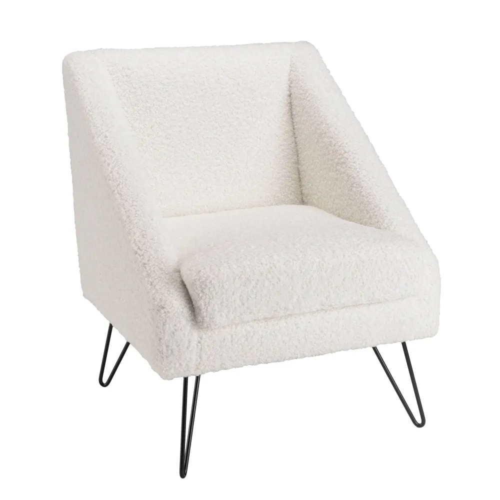 Fauteuil Agathe haarspeldpoten Macabane