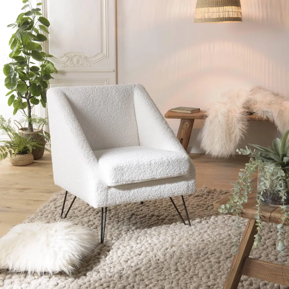 Fauteuil Agathe haarspeldpoten Macabane