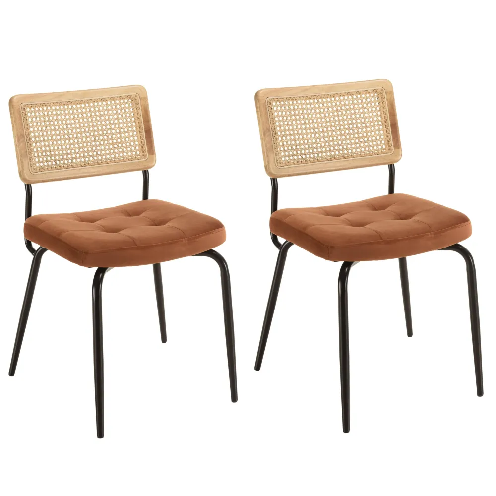 Set van 2 eetkamerstoelen Agathe Macabane