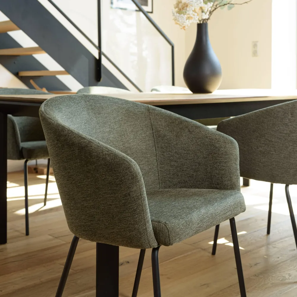Set van 2 eetkamerstoelen Maoi Macabane