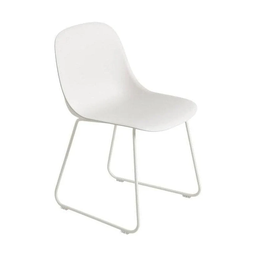 Muuto Fiber Side eetkamerstoel Wit slede