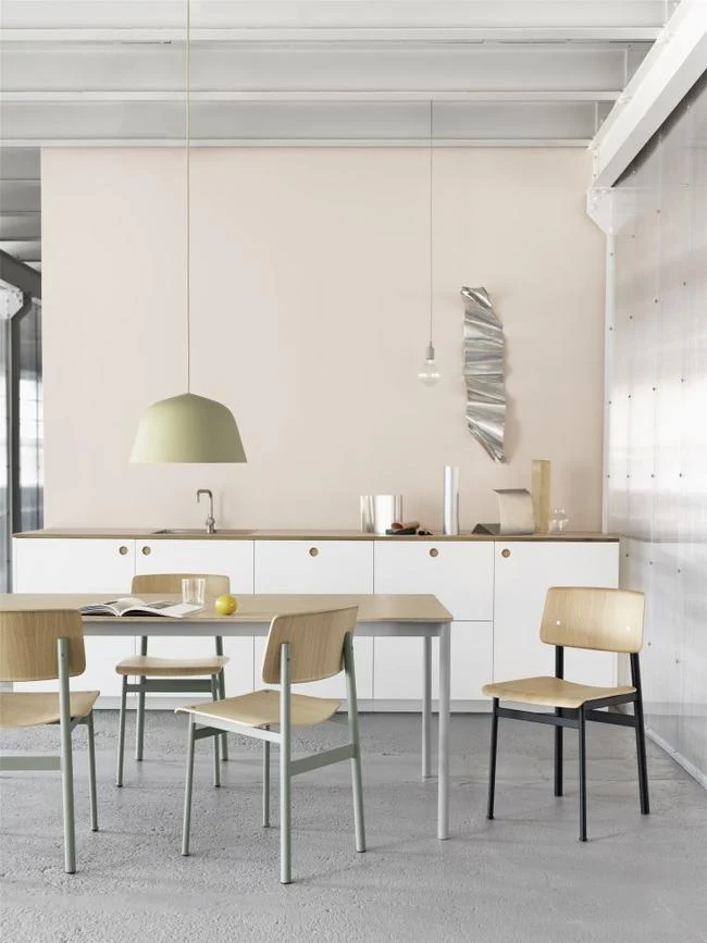 Muuto Loft eetkamerstoel gestoffeerd Ocean 3