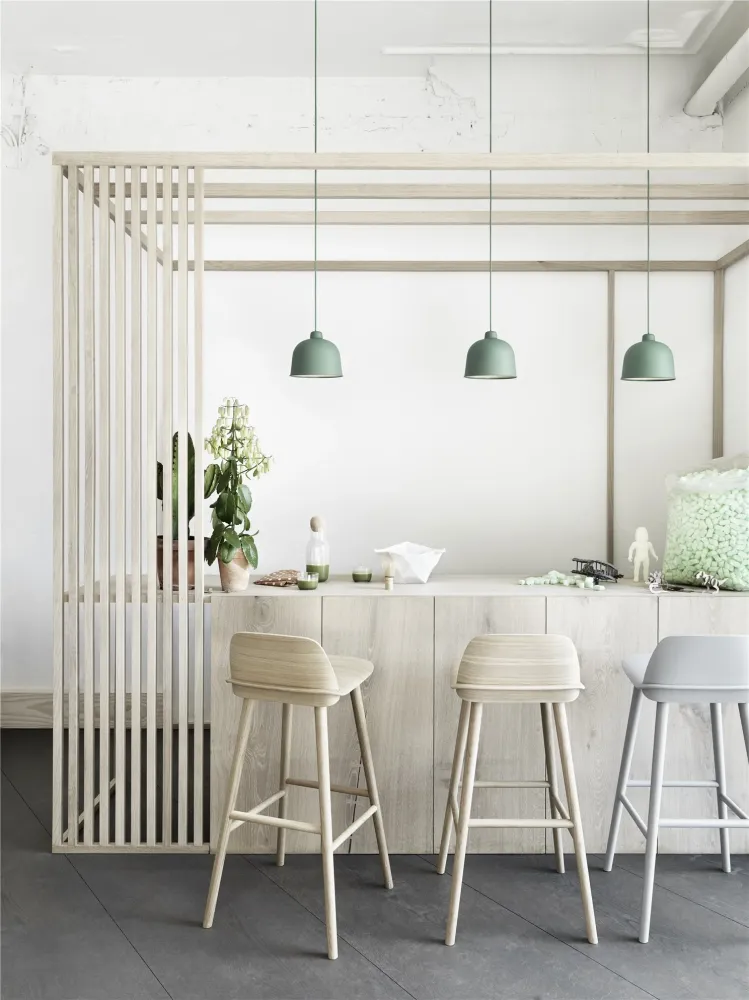 Muuto Nerd barkruk H65 Green