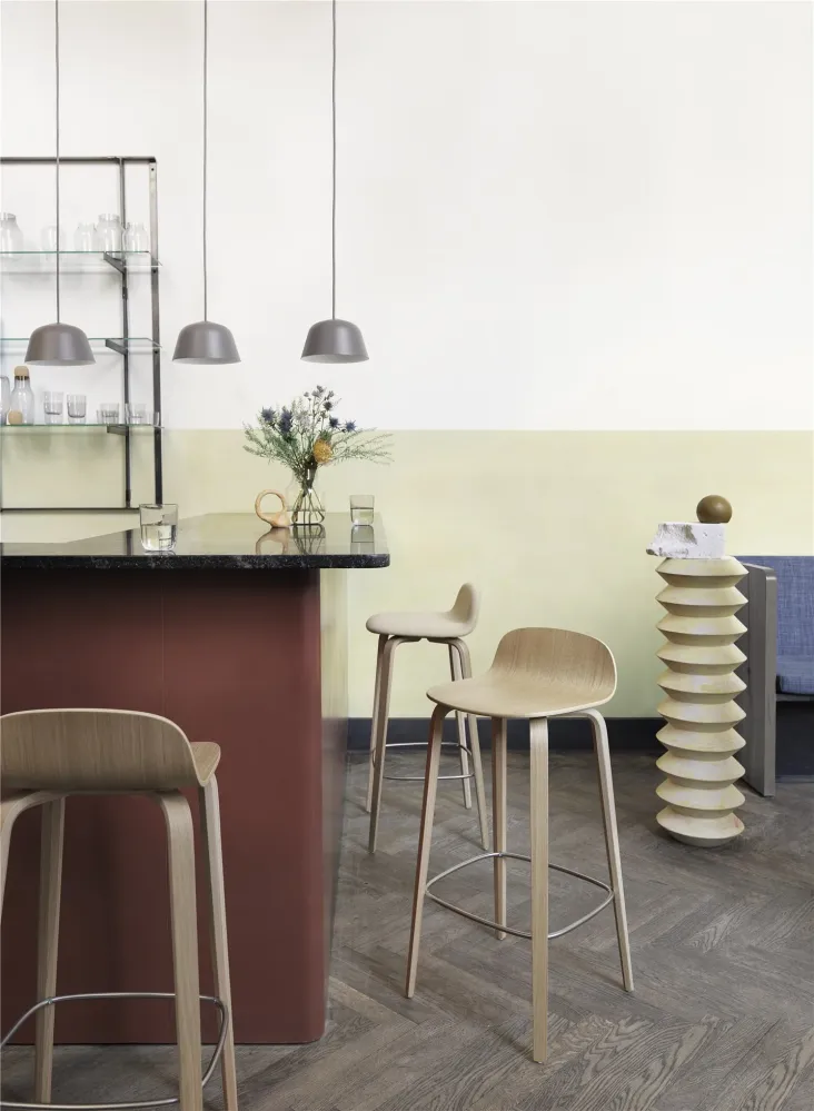 Muuto Visu barkruk H75 Dark Green