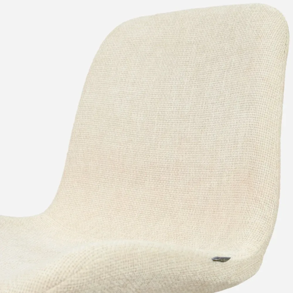Nolon Nino-Fé barkruk cottonbeige - beige onderstel - 65 cm