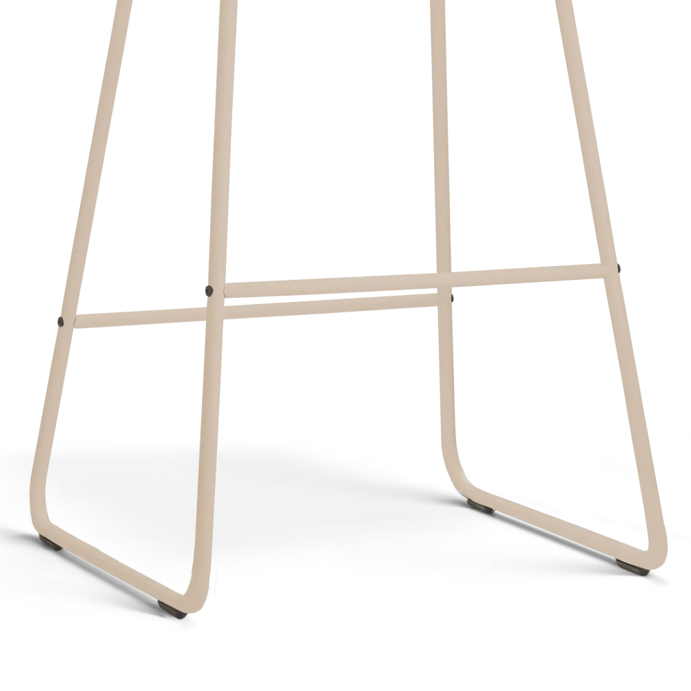 Nolon Nino-Fé barkruk cottonbeige - beige onderstel - 65 cm