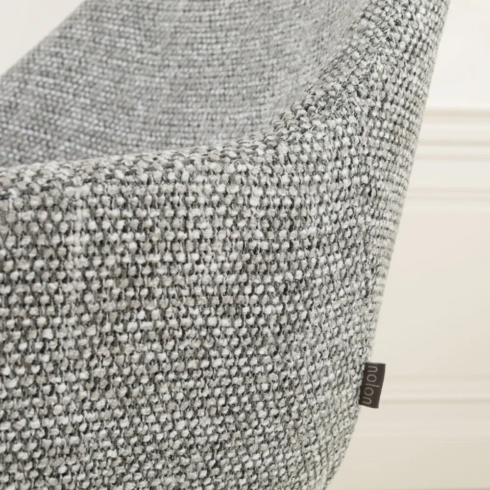 Nolon Nino-Mae barkruk grijs blend - zwart onderstel - 65 cm