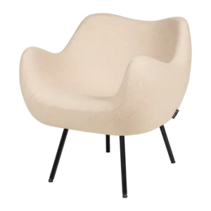 noo.ma RM58 Retro fauteuil - Bright Beige Wool