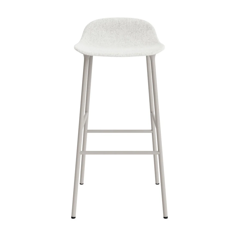 Normann Copenhagen Form barkruk H75 gestoffeerd Hallingdal 110 vierpoot staal
