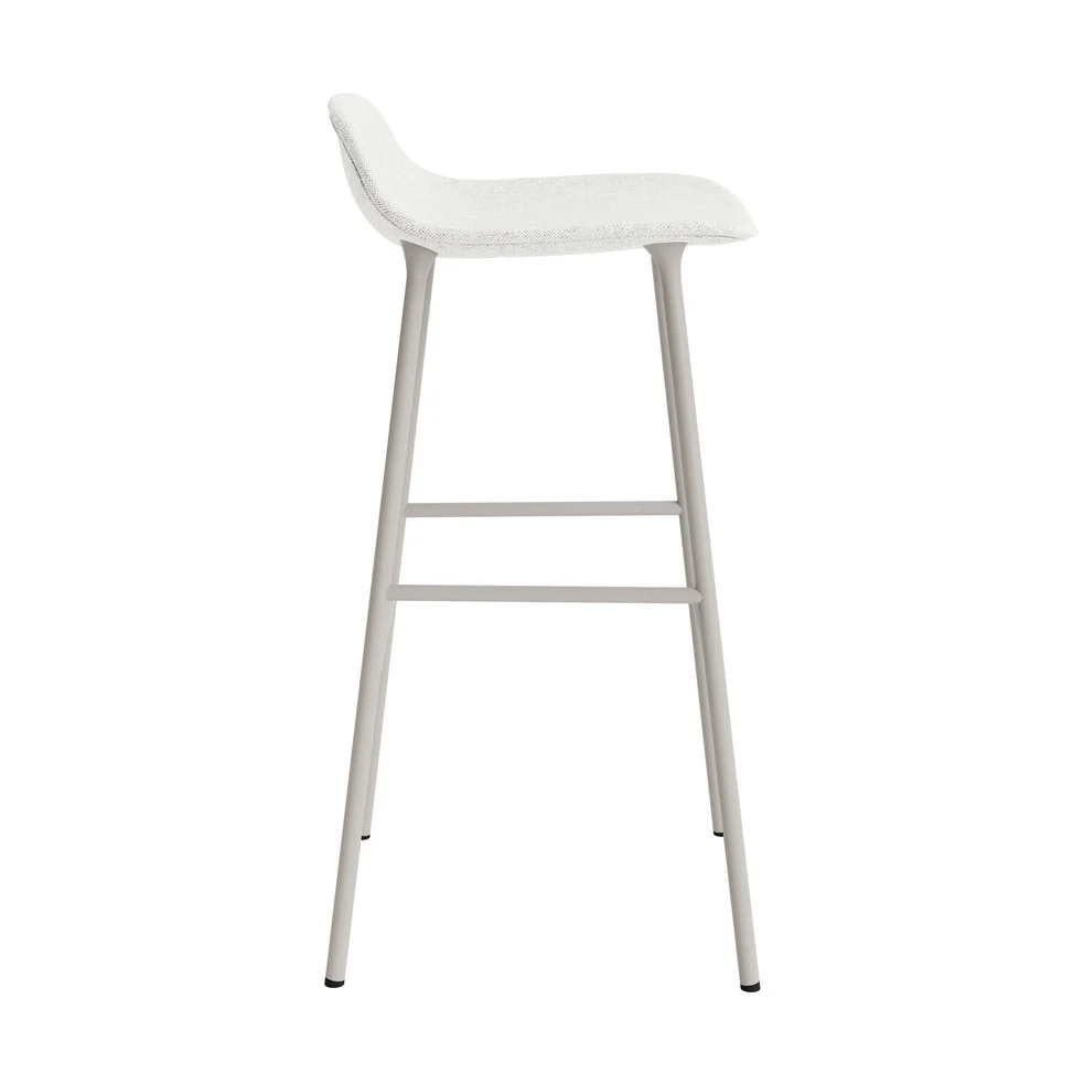 Normann Copenhagen Form barkruk H75 gestoffeerd Hallingdal 110 vierpoot staal