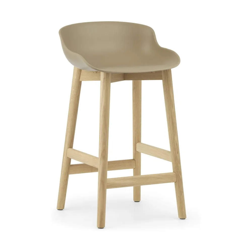 Normann Copenhagen Hyg barkruk H65 Sand eiken