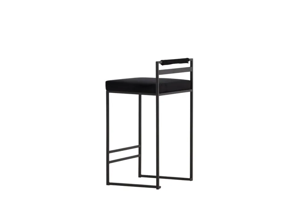 Rebellenclub Barkruk Vinci - Set van 2 - Zwart