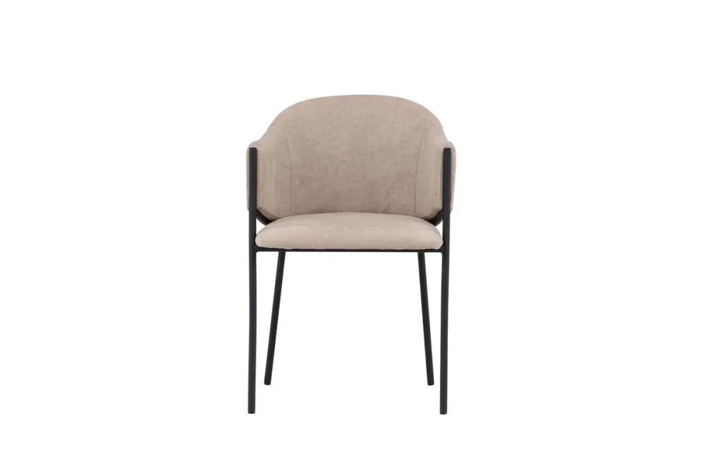 Rebellenclub Eetkamerstoel Afi - set van 2 - Beige Velours