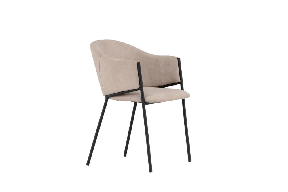 Rebellenclub Eetkamerstoel Afi - set van 2 - Beige Velours