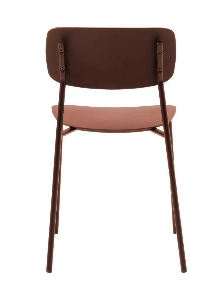 Rebellenclub Eetkamerstoel Strom - Set van 4 - Terracotta