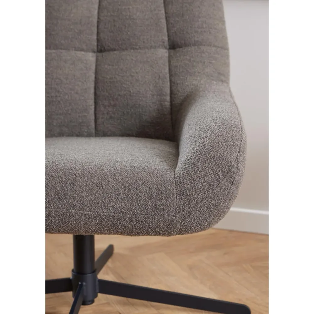 Rebellenclub Fauteuil Brylle - Taupe Bouclé