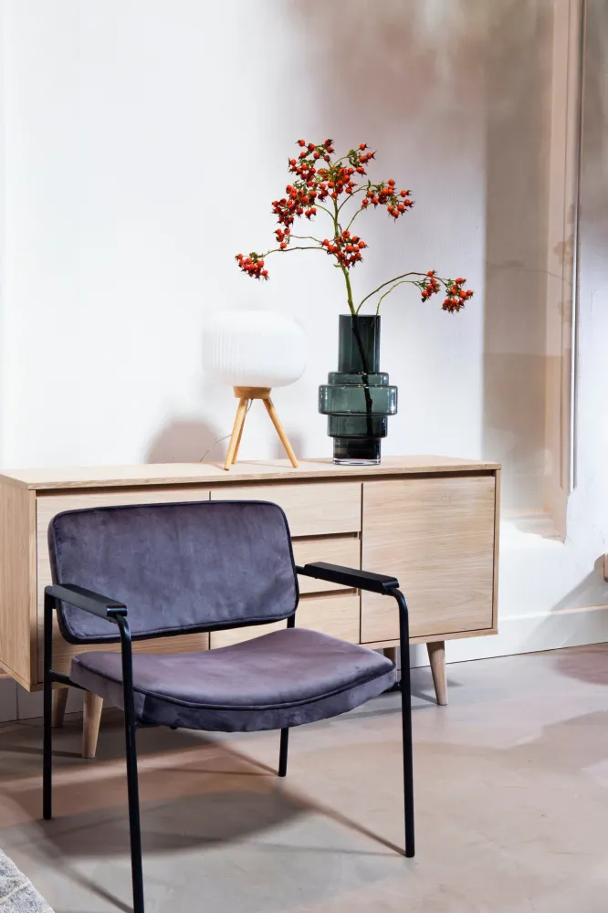 Rebellenclub Fauteuil Malung - Donkergrijs