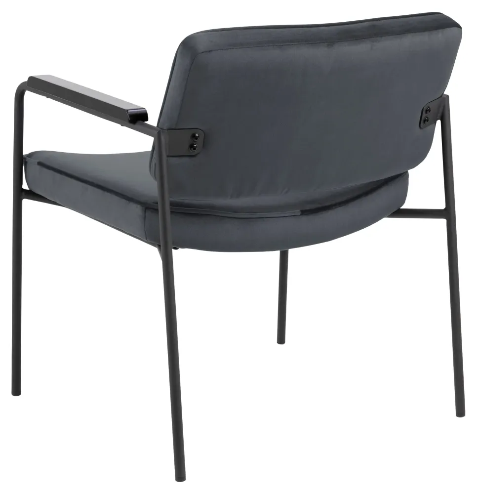 Rebellenclub Fauteuil Malung - Donkergrijs
