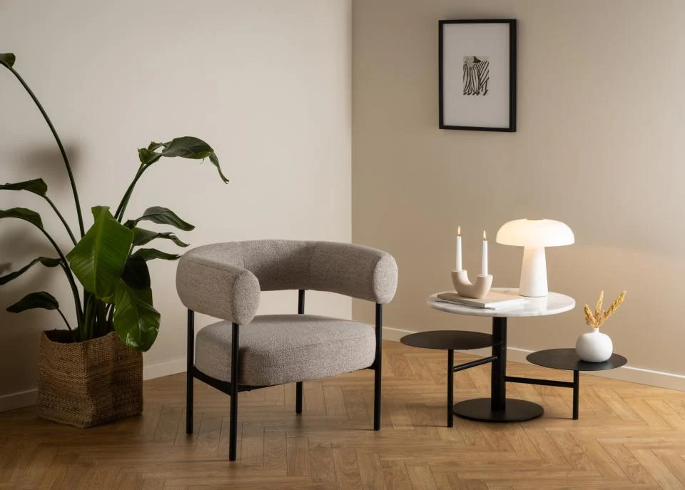 Rebellenclub Fauteuil Vira - Beige
