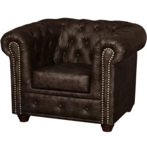 Fauteuil York eco-leer Ropez