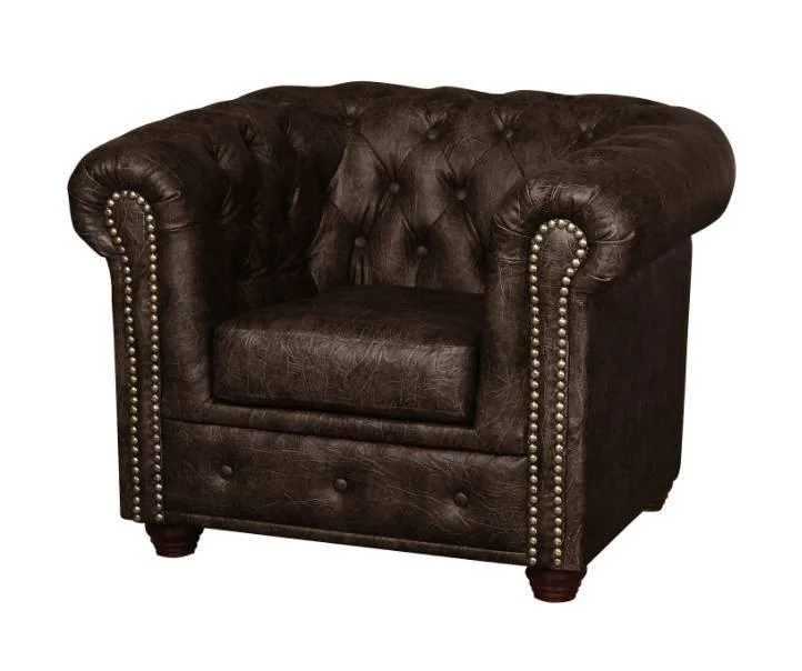 Fauteuil York eco-leer Ropez