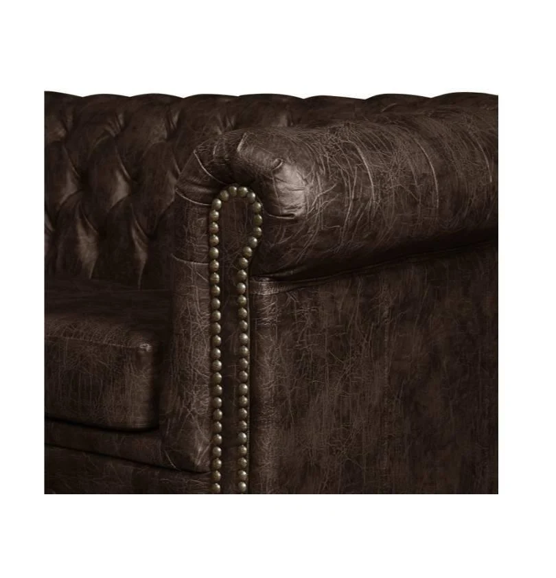 Fauteuil York eco-leer Ropez