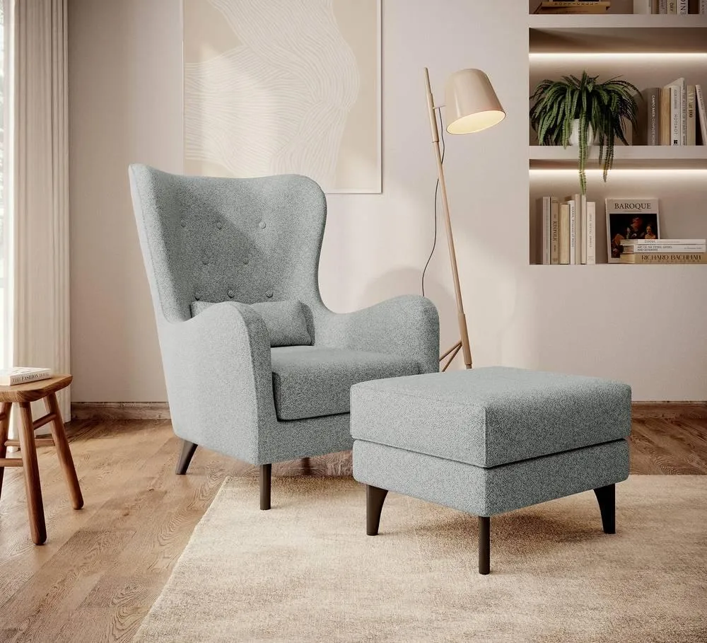 Fauteuil Casara bouclé Selsey